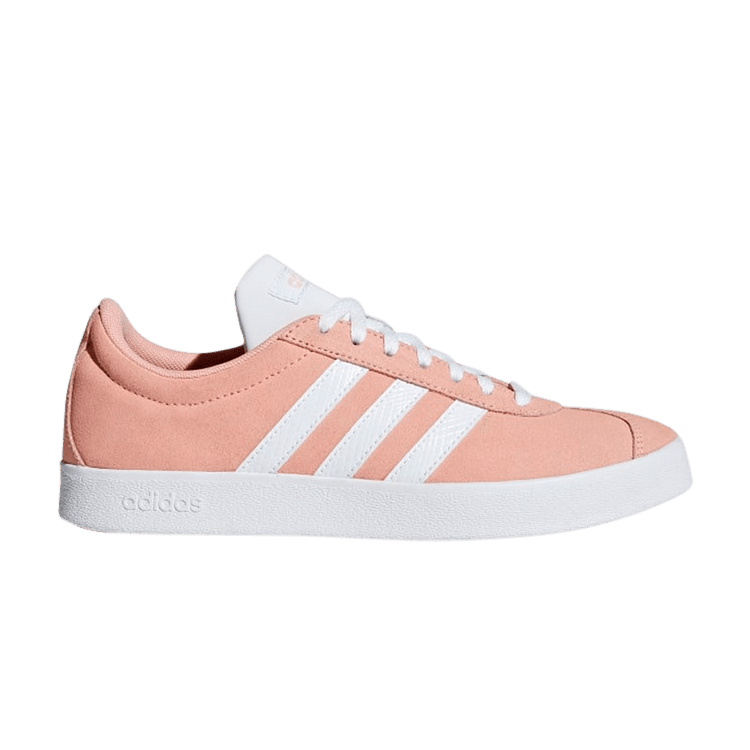Adidas Wmns VL Court 2.0 'Dust Pink' — Dust Pink/Cloud White/Light Granite