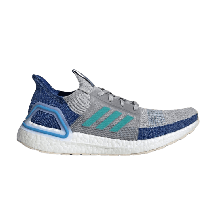 Adidas UltraBoost 19 'Shock Cyan' — Grey Two/Grey Two/Shock Cyan
