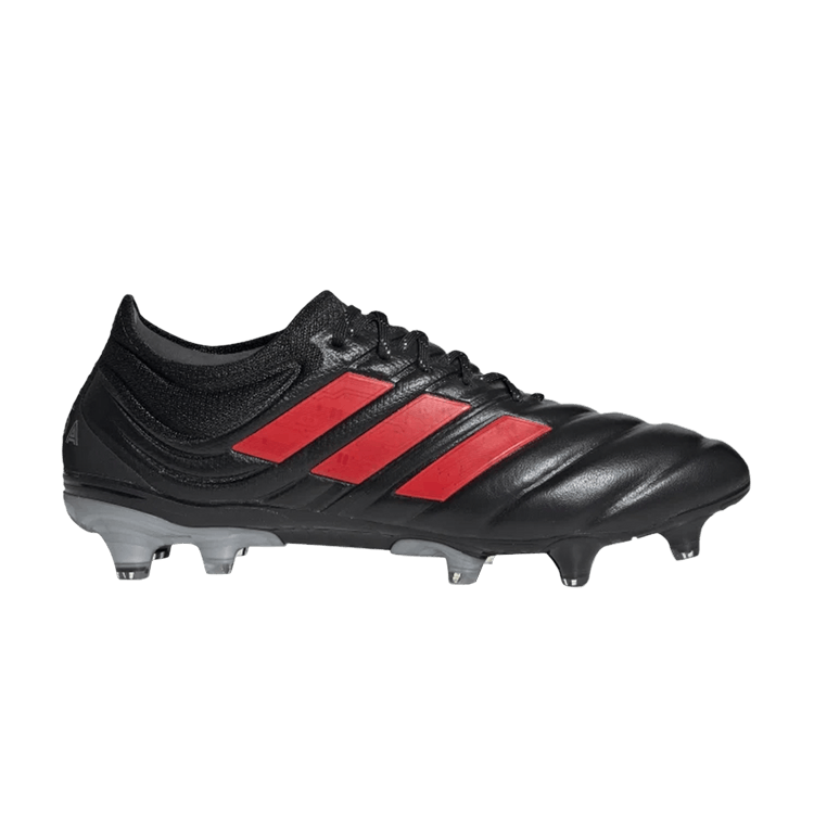 Adidas Copa 19.1 FG 'Black Hi-Res Red' — Core Black/Hi-Res Red/Silver Metallic