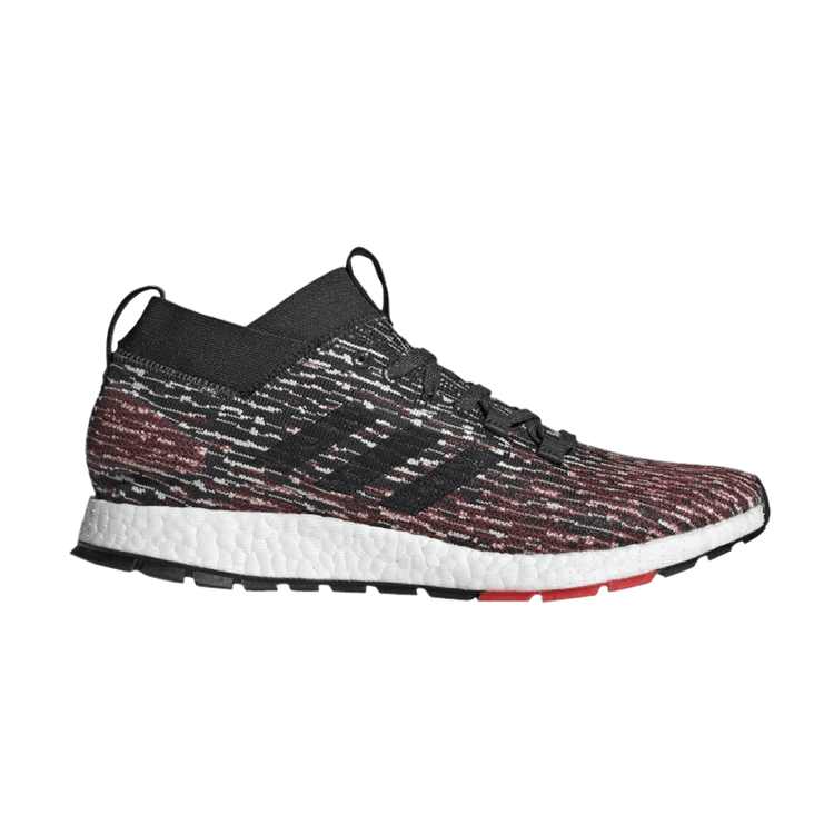 Adidas Pureboost RBL 'Carbon Black' — Carbon/Core Black/Active Red