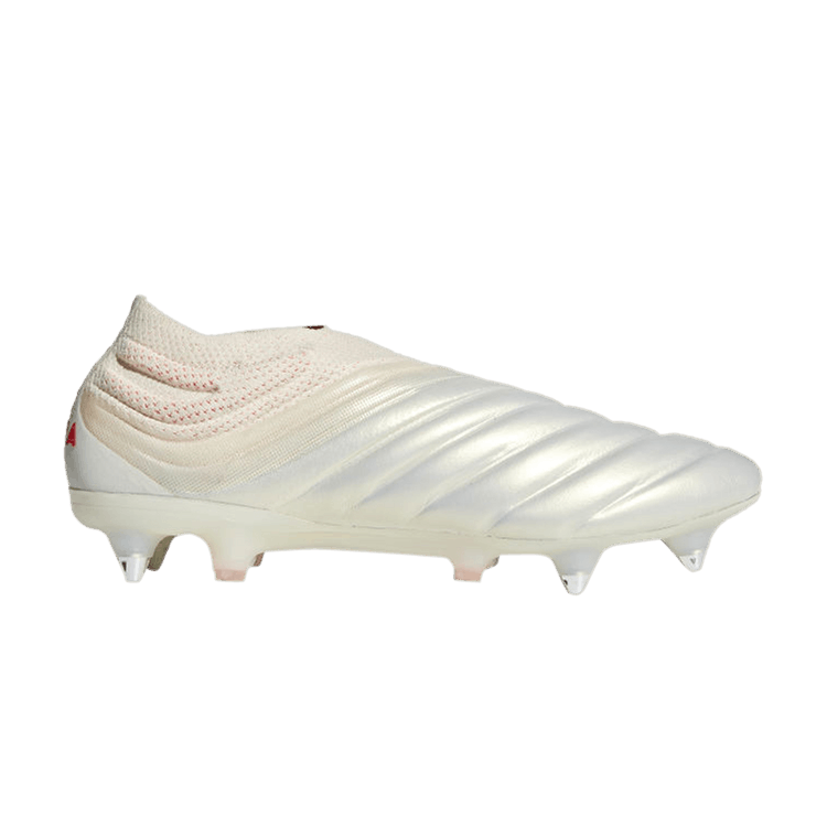 Adidas Copa 19+ SG 'Pearl' — Beige/Solar Red/Off White