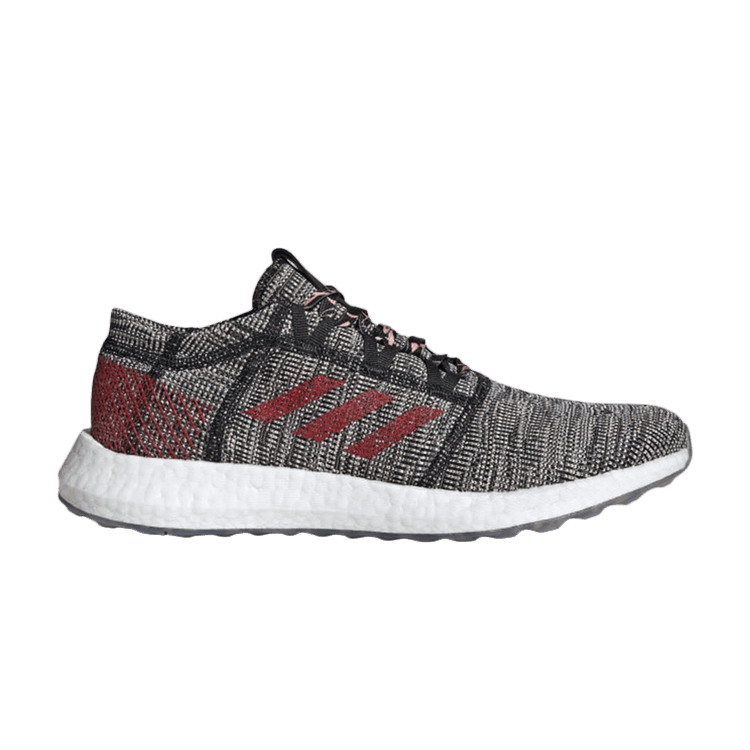 Ren Zhe x adidas PureBoost Go 'Black Scarlet' — Core Black/Scarlet/Clear Orange