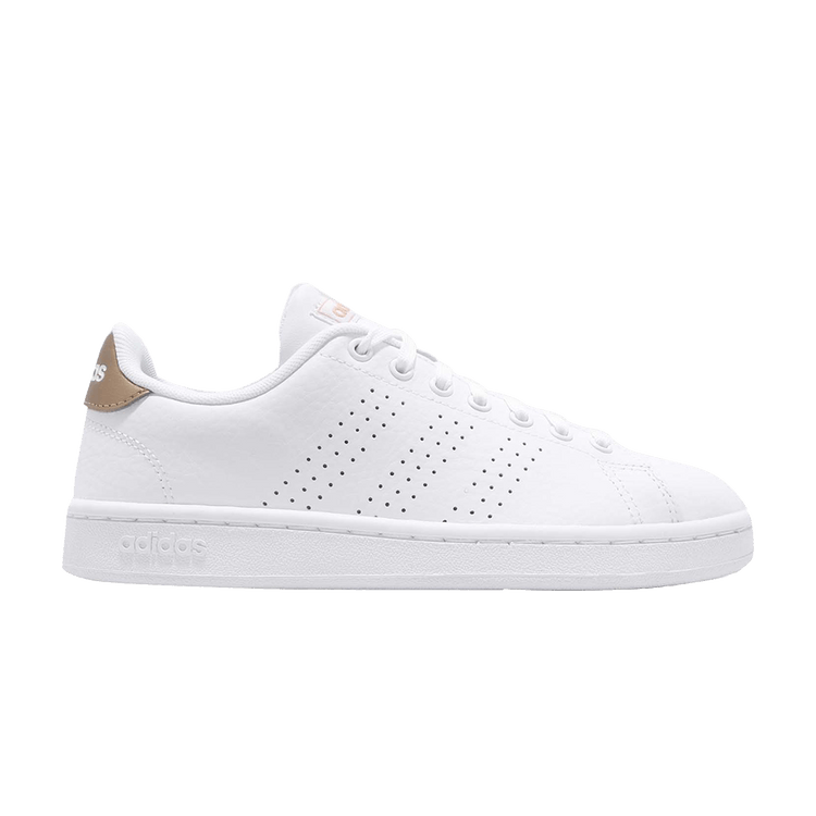 Adidas Wmns Advantage 'Copper Metallic' — Footwear White/Footwear White/Copper Metallilc