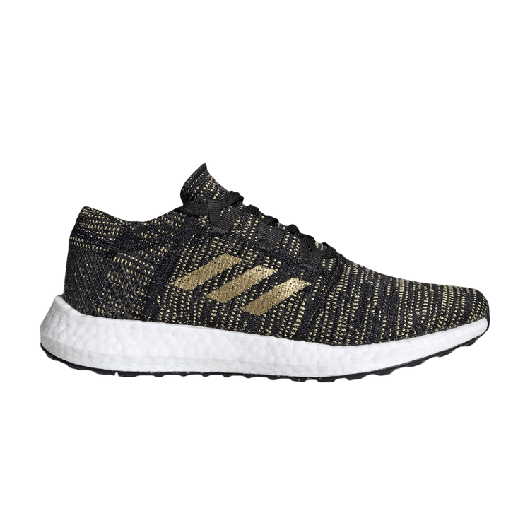 Adidas Wmns PureBoost Go 'Black Gold Metallic' — Core Black/Gold Metallic/Carbon