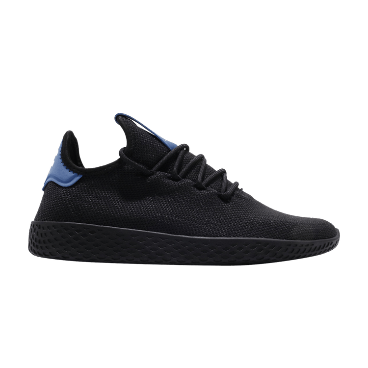 Pharrell x adidas Tennis Hu 'Black' — Black/Black/Blue