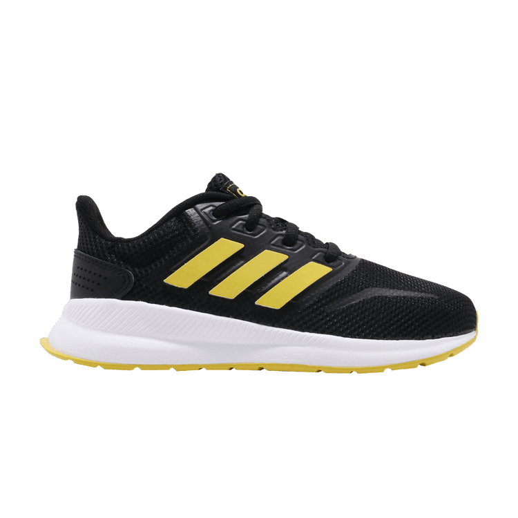 Adidas Runfalcon K 'Shock Yellow' — Core Black/Shock Yellow/Shock Yellow