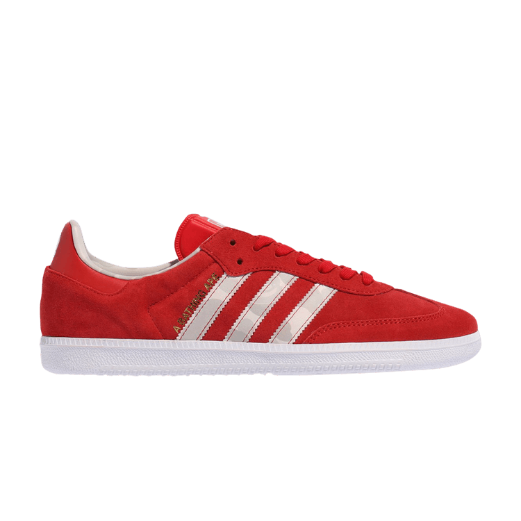 BAPE x adidas Samba 'Winning Collection' — Scarlet/Footwear White/Footwear White