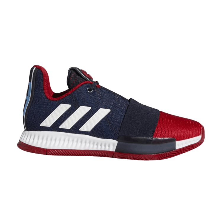 Adidas Harden Vol. 3 J 'Shark' — Legend Ink/Collegiate Navy/Power Red