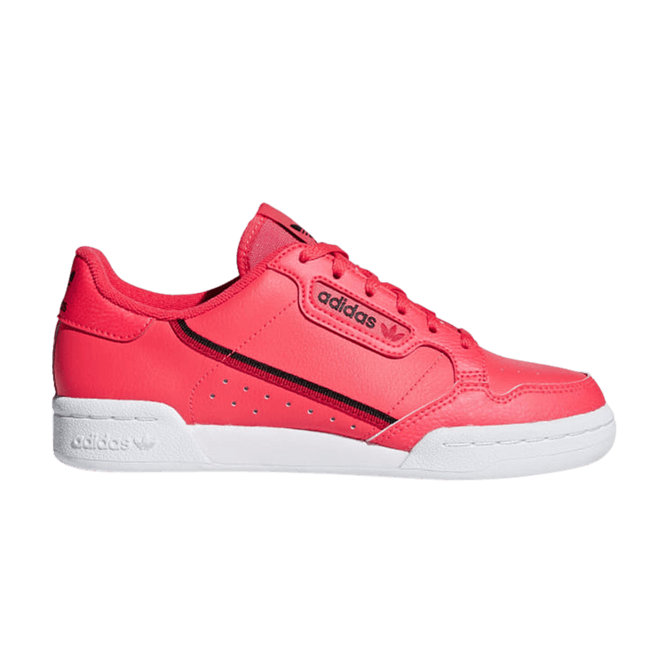 Adidas Continental 80 J 'Shock Red' — Shock Red/Core Black/Scarlet