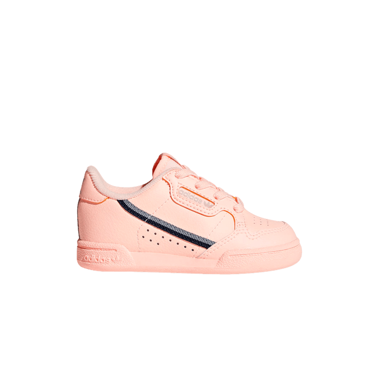 Adidas Continental 80 Infant 'Clear Orange' — Clear Orange/Light Brown/Ecru Tint