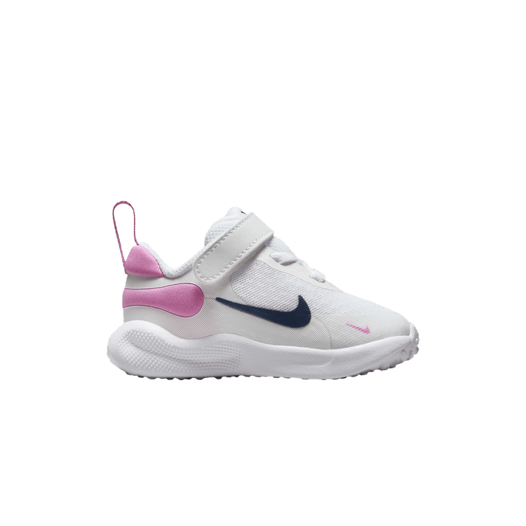 Nike Revolution 7 TD 'White Playful Pink Navy' — White/Playful Pink/Midnight Navy