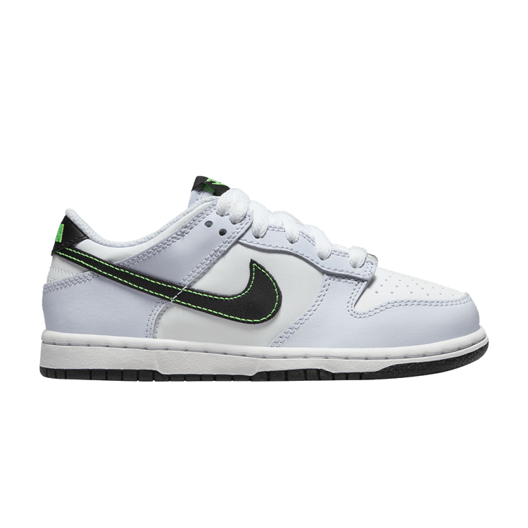 Nike Dunk Low PS 'Grey Green Strike' — White/Black/Football Grey/Green Strike