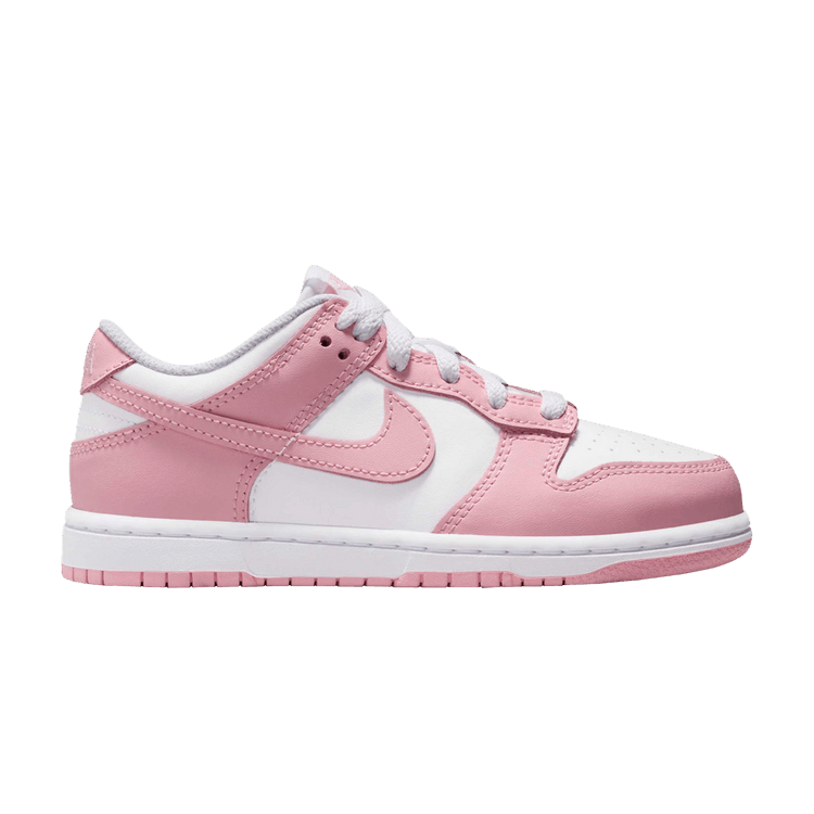 Nike Dunk Low PS 'Medium Soft Pink' — White/White/White/Medium Soft Pink