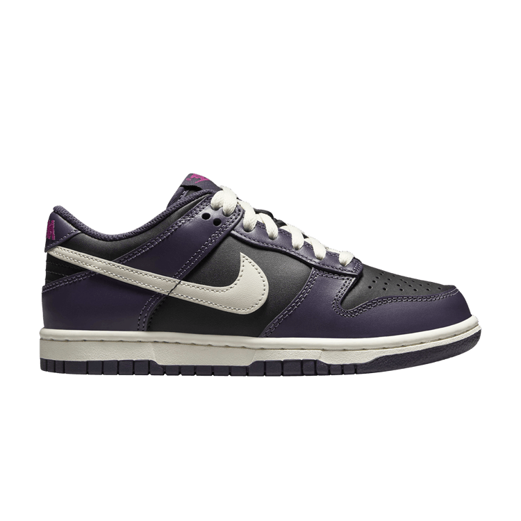 Nike Dunk Low GS 'Dark Raisin' — Black/Dark Raisin/Sail/Pale Ivory