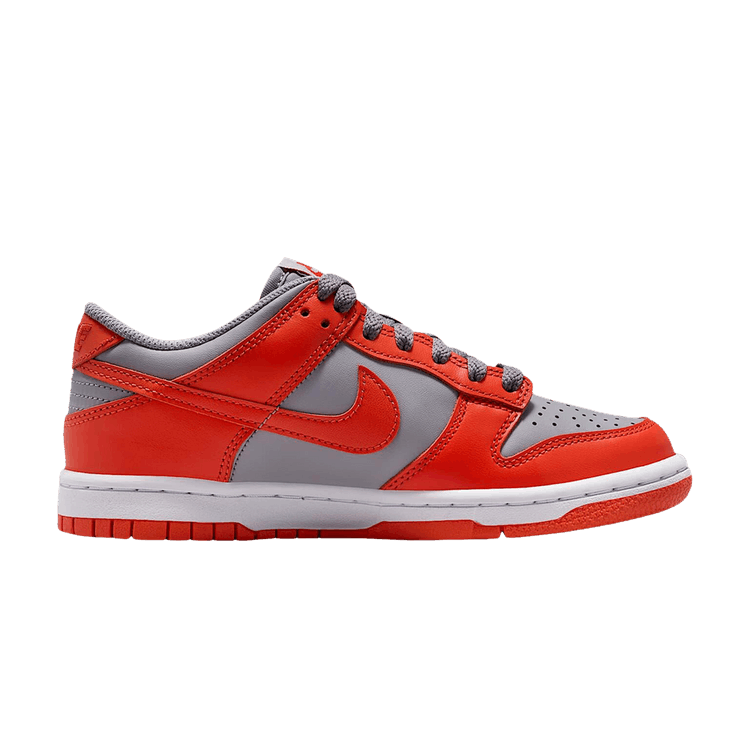 Nike Dunk Low GS 'Cement Grey Team Orange' — Cement Grey/Team Orange/White/Team Orange