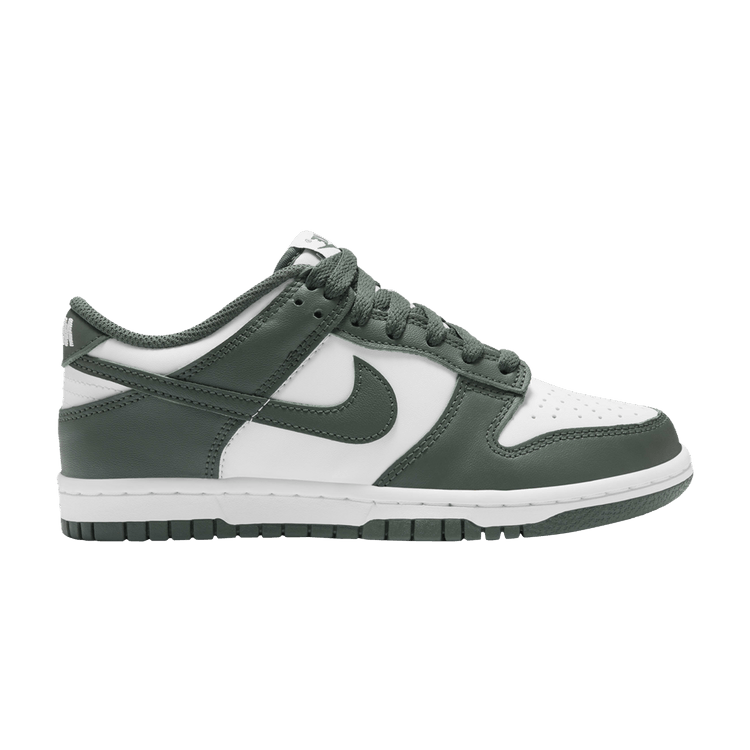 Nike Dunk Low GS 'Vintage Green' — White/White/Vintage Green