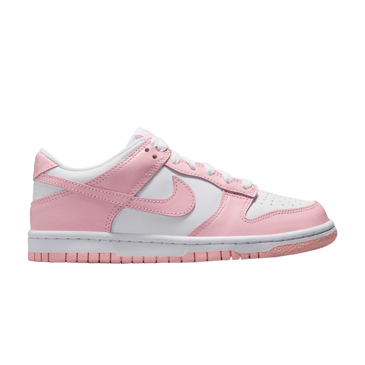 Nike Dunk Low GS 'Medium Soft Pink' — White/White/White/Medium Soft Pink