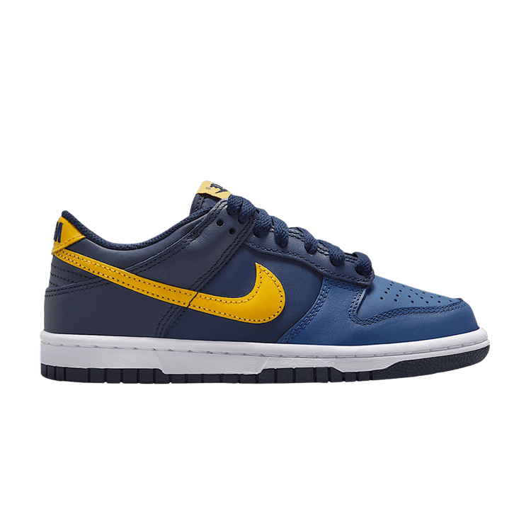Nike Dunk Low GS 'Midnight Navy' — Midnight Navy/Obsidian/Mystic Navy/Varsity Maize