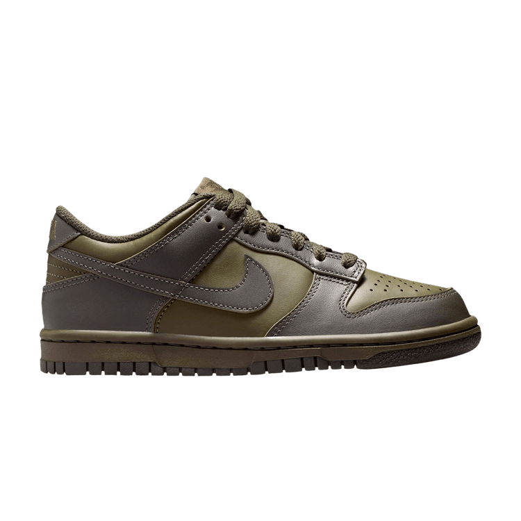 Nike Dunk Low GS 'Cargo Khaki' — Cargo Khaki/Sequoia/University Red
