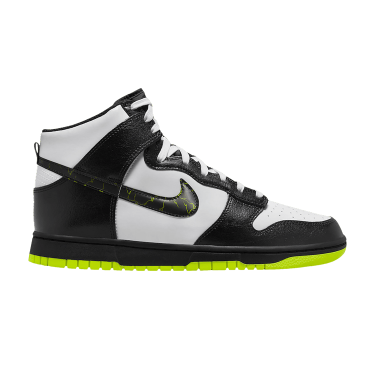 Nike Dunk High 'Electric' — White/Black/Volt