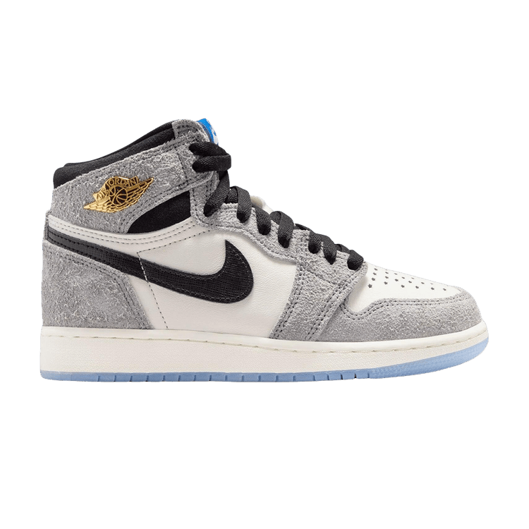 Air Jordan 1 Retro High OG GS 'All-Star Cool Grey' — White/Grey