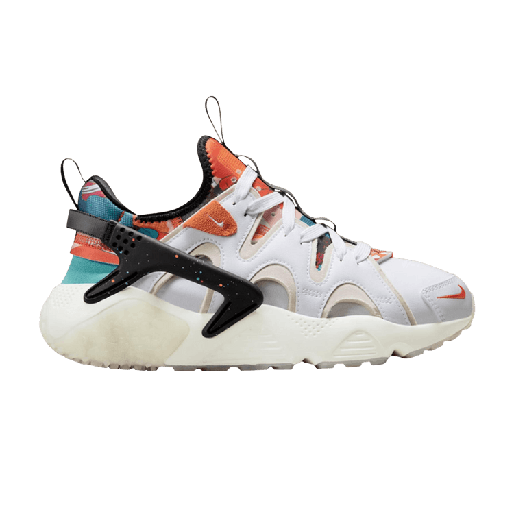 Nike Wmns Air Huarache 'Craft Lunar New Year' — White/Safety Orange-Sail-Sanddrift-Washed Teal