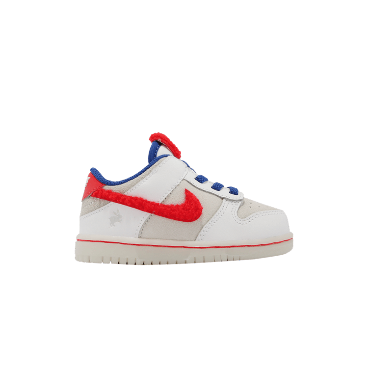 Nike Dunk Low TD 'Year of the Rabbit - White Rabbit Candy' — White/Crimson/Varsity Royal/Sail