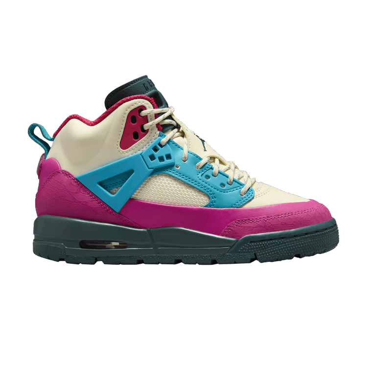 Air Jordan Winterized Spizike GS 'Coconut Milk Active Pink' — Coconut Milk/Active Pink/Aquamarine/Oxidized Green/Fusion Red