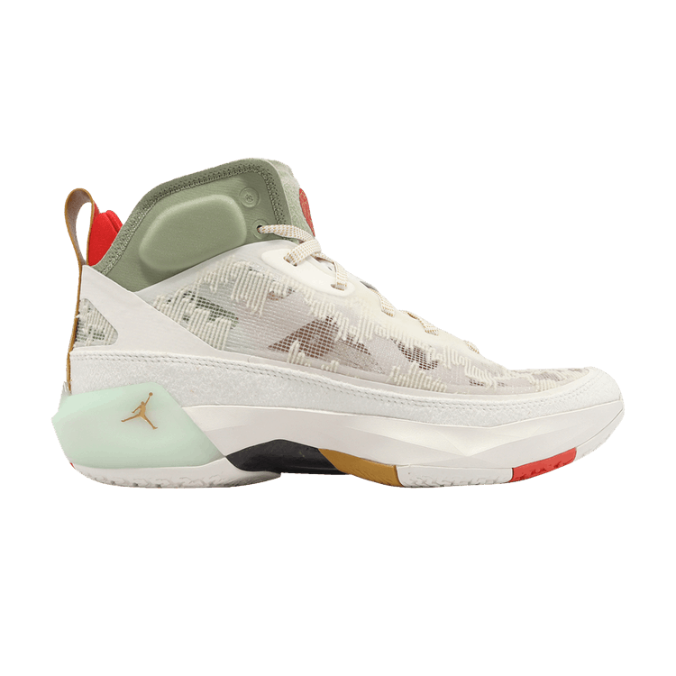 Air Jordan 37 PF 'Year of the Rabbit' — Ivory/Sanded Gold/Faded Green