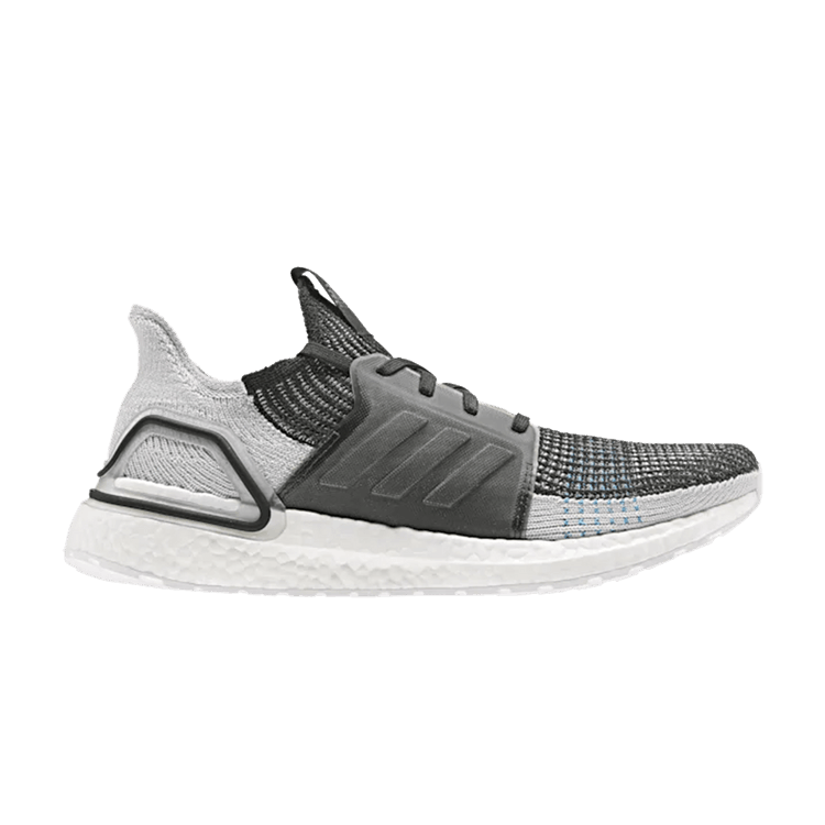 Adidas UltraBoost 19 'Core Black' — Cor Black/Grey Six/Shock Cyan