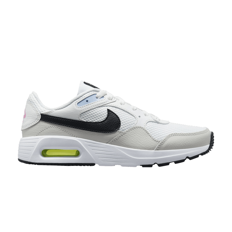 Nike Wmns Air Max SC 'White Black Volt' — Summit White/Volt/Pink Spell/Black