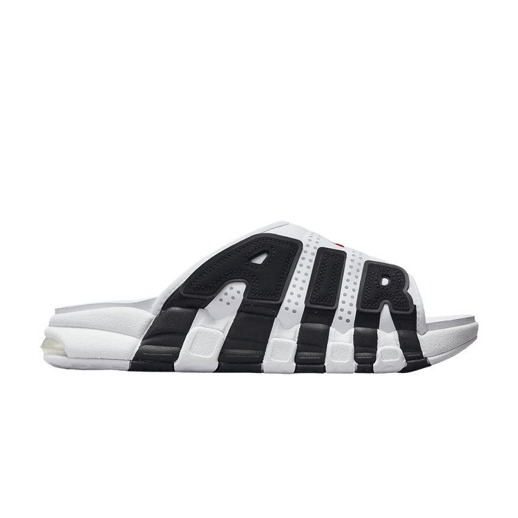 Nike Wmns Air More Uptempo Slide 'White Black Red' — White/Black/Varsity Red