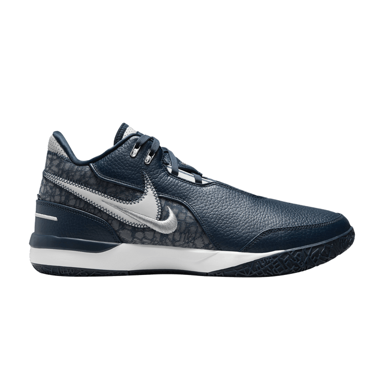 Nike Zoom LeBron NXXT Gen AMPD 'Armory Navy' — Armory Navy/Flat Pewter/Metallic Silver