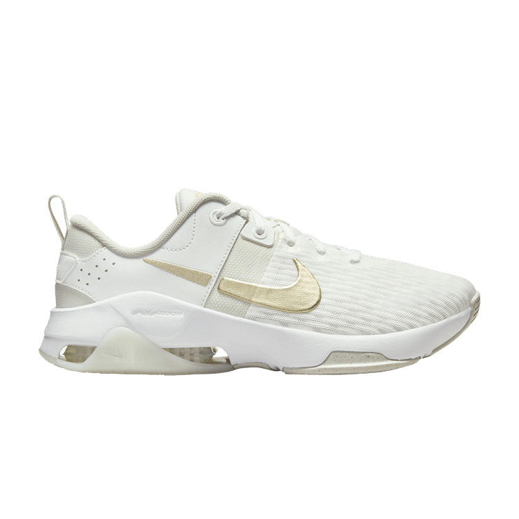 Nike Wmns Zoom Bella 6 Premium 'Summit White Gold' — Summit White/Sea Glass/Light Lemon Twist/Metallic Gold Star