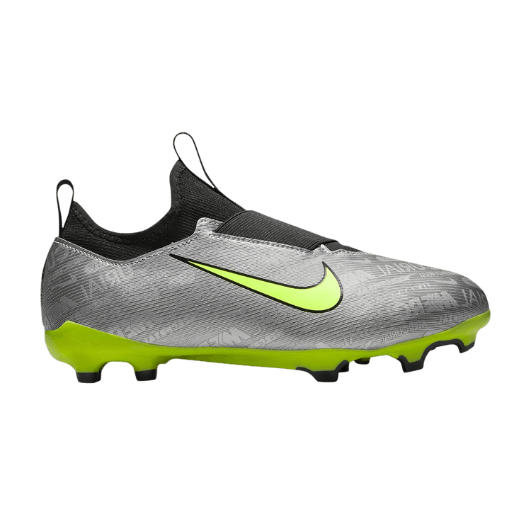 Nike Zoom Mercurial Vapor 15 Academy MG GS '25th Anniversary Pack' — Metallic Silver/Black/Volt/Volt