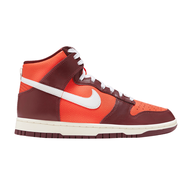 Nike Wmns Dunk High 'Be True To Her School' — Deep Maroon/Team Orange/Sail/White/White