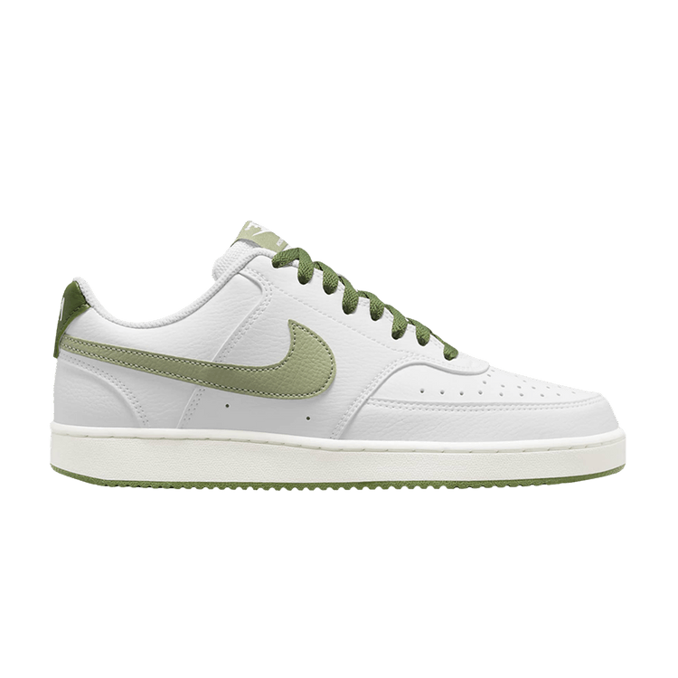 Nike Court Vision Low 'White Oil Green' — White/Treeline/Sail/Oil Green