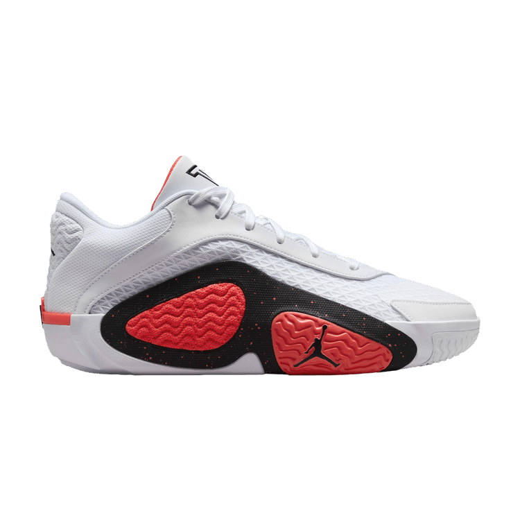 Air Jordan Tatum 2 PF 'Red Cement' — White/Bright Crimson/Black