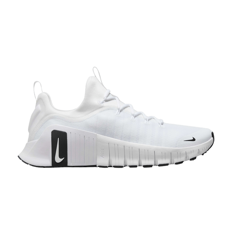 Nike Free Metcon 6 'White Black' — White/White/Black