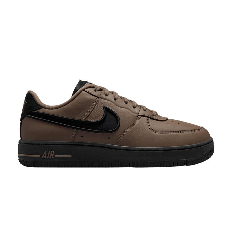 Nike Wmns Air Force 1 Dance Low 'Mink Brown Black' — Mink Brown/Metallic Silver/Black