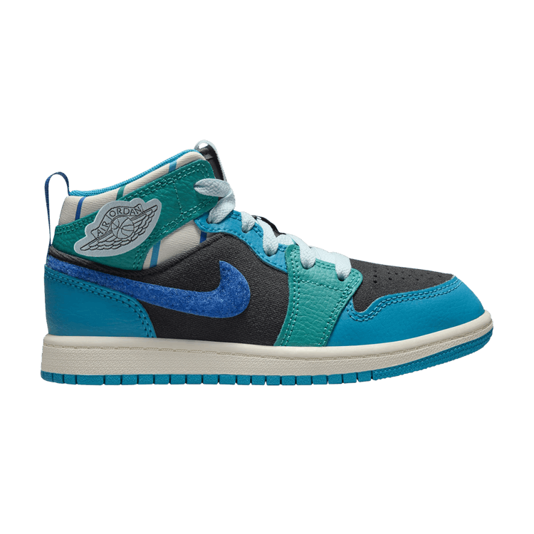 Air Jordan 1 Mid PS 'Inspired By The Greatest' — Anthracite/Glacier Blue/Aquatone
