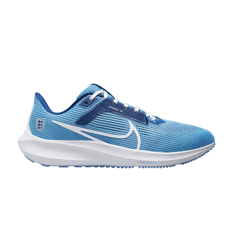 Nike Air Zoom Pegasus 40 'England The Three Lions' — Coast/White/Gym Blue/White