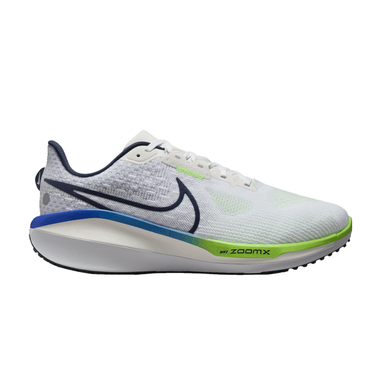 Nike Vomero 17 Extra Wide 'White Thunder Blue' — White/Platinum Tint/Racer Blue/Thunder Blue