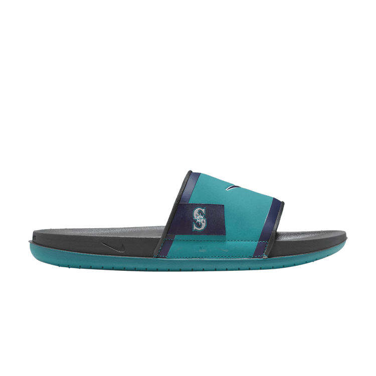 MLB x Nike Offcourt Slide 'Seattle Mariners 2024' — Mardi Gras/Dark Smoke Grey/Midnight Navy