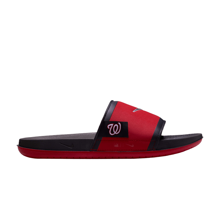 MLB x Nike Offcourt Slide 'Washington Nationals' 2024 — Sport Red/Dark Smoke Grey/Pitch Blue