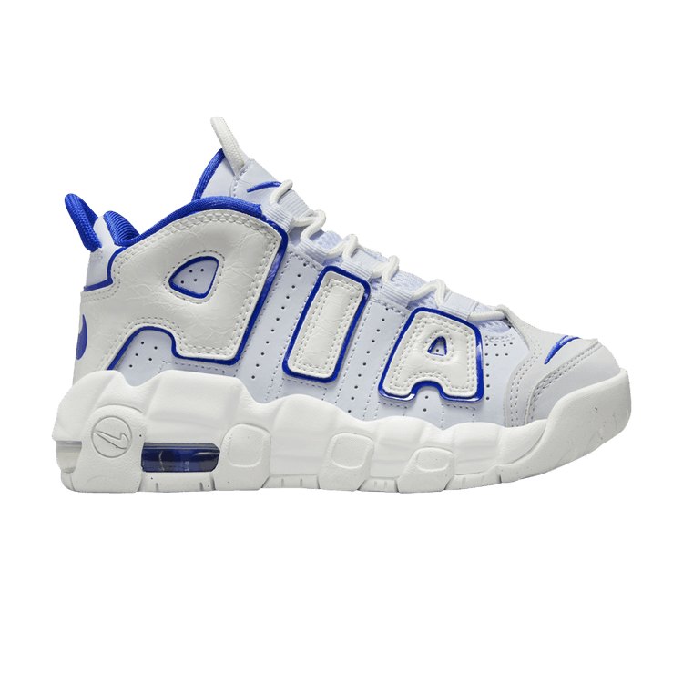 Nike Air More Uptempo PS 'White Royal' — Summit White/Football Grey/Racer Blue