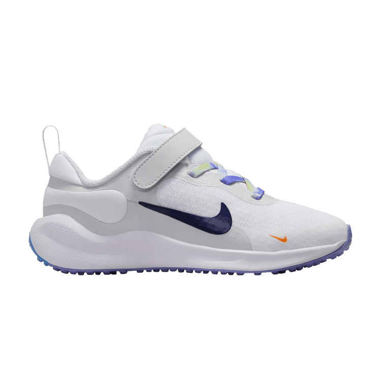 Nike Revolution 7 Next Nature SE PS 'White Midnight Navy' — White/Photon Dust/Vapor Green/Midnight Navy