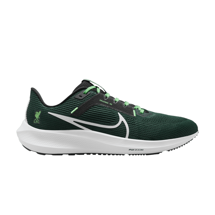 Nike Air Zoom Pegasus 40 'Liverpool FC' — Pro Green/Electric Algae/Black/White
