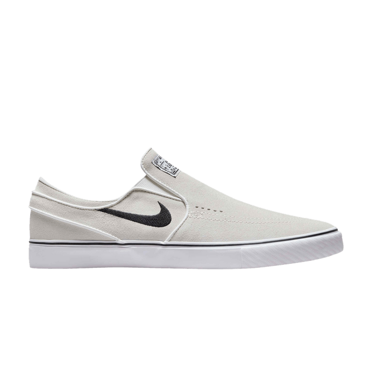 Nike Zoom Stefan Janoski+ Slip SB 'Summit White Black' — Summit White/Summit White/White/Black
