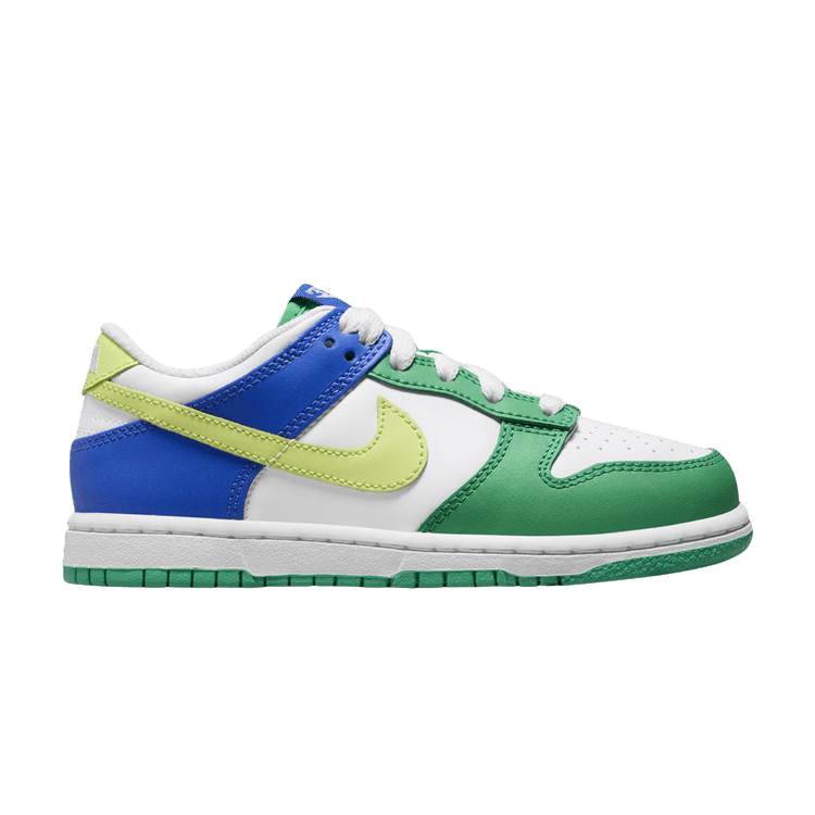 Nike Dunk Low PS 'Stadium Green Royal' — White/Stadium Green/Game Royal/Light Lemon Twist